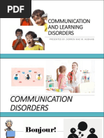 Communication and Learning Disorder