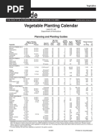 MU Guide: Vegetable Planting Calendar