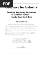 Electronic Format Standardized Study Data