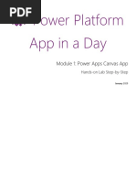 Power Apps Canvas App Lab Manual 