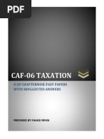 Tax Icap Chapterwise PP With Solution Prepared by Fahad Irfan