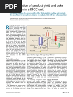 Optimisation of Product Yield and Coke Formation in A RFCC Unit