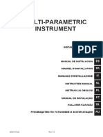 Multi-Parametric Instrument: Installation Manual