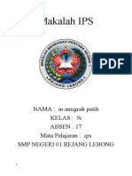 Makalah IPS Kelas 9