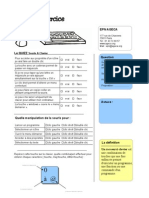 Fiche Exercice Clavier Souris