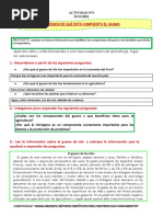 Actividad Ciencia y Tecnología 23-11-2021