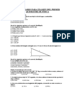 Cuestionario de Fisica.