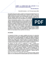 Oscar Oszlak - Reflexiones Sobre La Formación Del Estado y La Construcción de La Sociedad Argentina