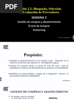 Semana 2.1 Busqueda, Selección y Evalución de Proveedores