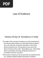 Law of Evidence