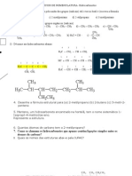 Exerc Cios de Nomenclatura