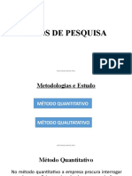 Tipos de Pesquisa