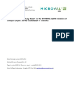 Method Comparison Study Report For The ISO 16140-2:2016 Validation of Compact Dry EC, For The Enumeration of Coliforms