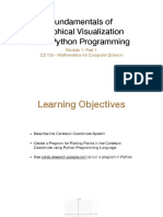 Fundamentals of Graphical Visualization With Python Programming