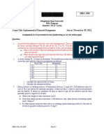 Assignment # 2 MBA 1306: Questions