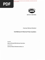 Test Methods For Electrical Insulators: American Nda RD