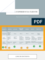 Mapa de Experiencia Cliente