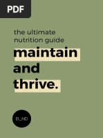 Maintain - Thrive Guide