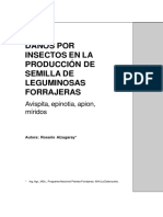 Daños Por Insectos en La Producción de Semilla de Leguminosas Forrajeras