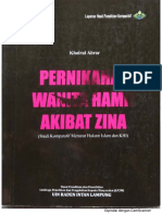 Buku Pernikahan Wanita Hamil Akibat Zina