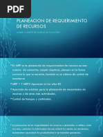 2.3 Planeacion de Requerimiento de Recursos