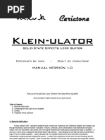 Ceriatone Klein Ulator Manual 072508