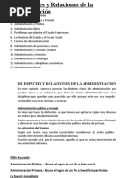 Cap. 3 Especies y Relaciones de La Administracion