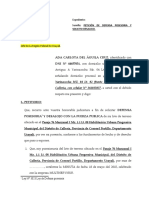 Defensa Posesoria Extra Judicial