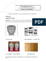 Worksheet No.1: Grade 7