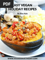 Easy Vegan Holiday Recipes by Amy Katz