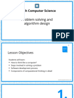 01 Problem Solving and Algorithm Design