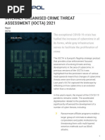 Internet Organised Crime Threat Internet Organised Crime Threat Assessment (Iocta) 2021 Assessment (Iocta) 2021