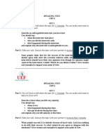 GEP 6 Speaking Test - Test Sets Updated