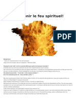 Maintenir Le Feu Spirituel 1