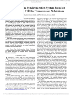 IEEE-Design of A Time Synchronization System Based On GPS and IEEE 1588 For Transmission Substations (2016)