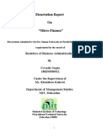 Dissertation Report Format