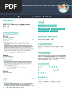 Marine CV Captain Template Modern Seafarer Application Form