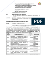 Informe #013 Solicita Meta y Asignacion Presupuestal para Liquidaciones de Obra