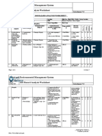 Safety and Environmental Management System Job Hazard Analysis Worksheet