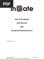 HowTo Configure VoIP Survival With Broadsoft