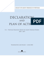 Declaration Plan of Action: Addressing The Legacy of Agent Orange in Vietnam