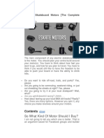 Electric Skateboard Motors (The Complete Guide