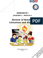 Review of Related Literature and Studies: Research I