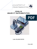 Cours de Mesure Et Instrumentation