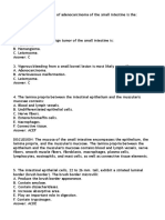 Small Intenstine MedCosmos Surgery - MCQ