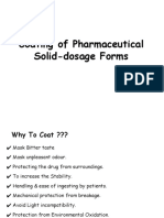 Coating of Pharmaceutical Solid-Dosage Forms