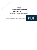 Informe de Soldadura Por Arco Electrico