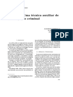 Profiling - Uma Técnica Auxiliar de Investigação Criminal