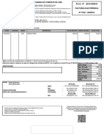 R.U.C. #20101266819 Factura Electrónica #F033 - 0049912