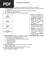 Evaluacion de Ciencias Naturales